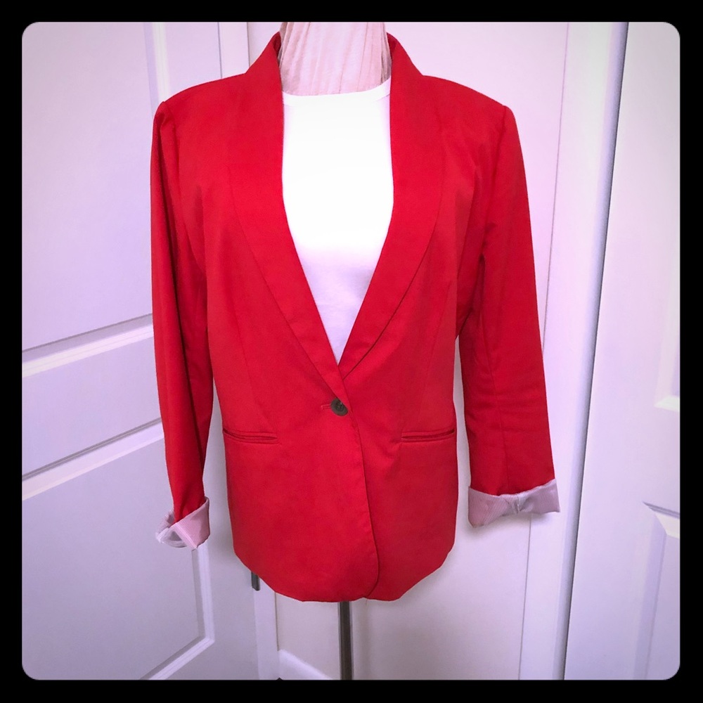 Red Blazer - Old Navy